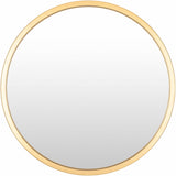 Guindarohan Gold Frame Round Mirror - Ornate Home