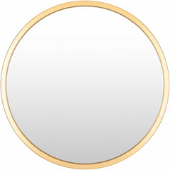 Guindarohan Gold Frame Round Mirror - Ornate Home