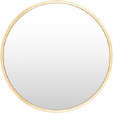 Guindarohan Gold Frame Round Mirror - Ornate Home