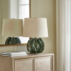 Guinevere Deep Green Table Lamp - Ornate Home