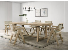 Guisborough Oak 7 Piece Dining Set - Ornate Home