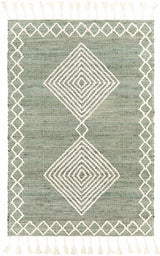 Guiuan Tasseled Jute&Wool Rug - Clearance - Ornate Home