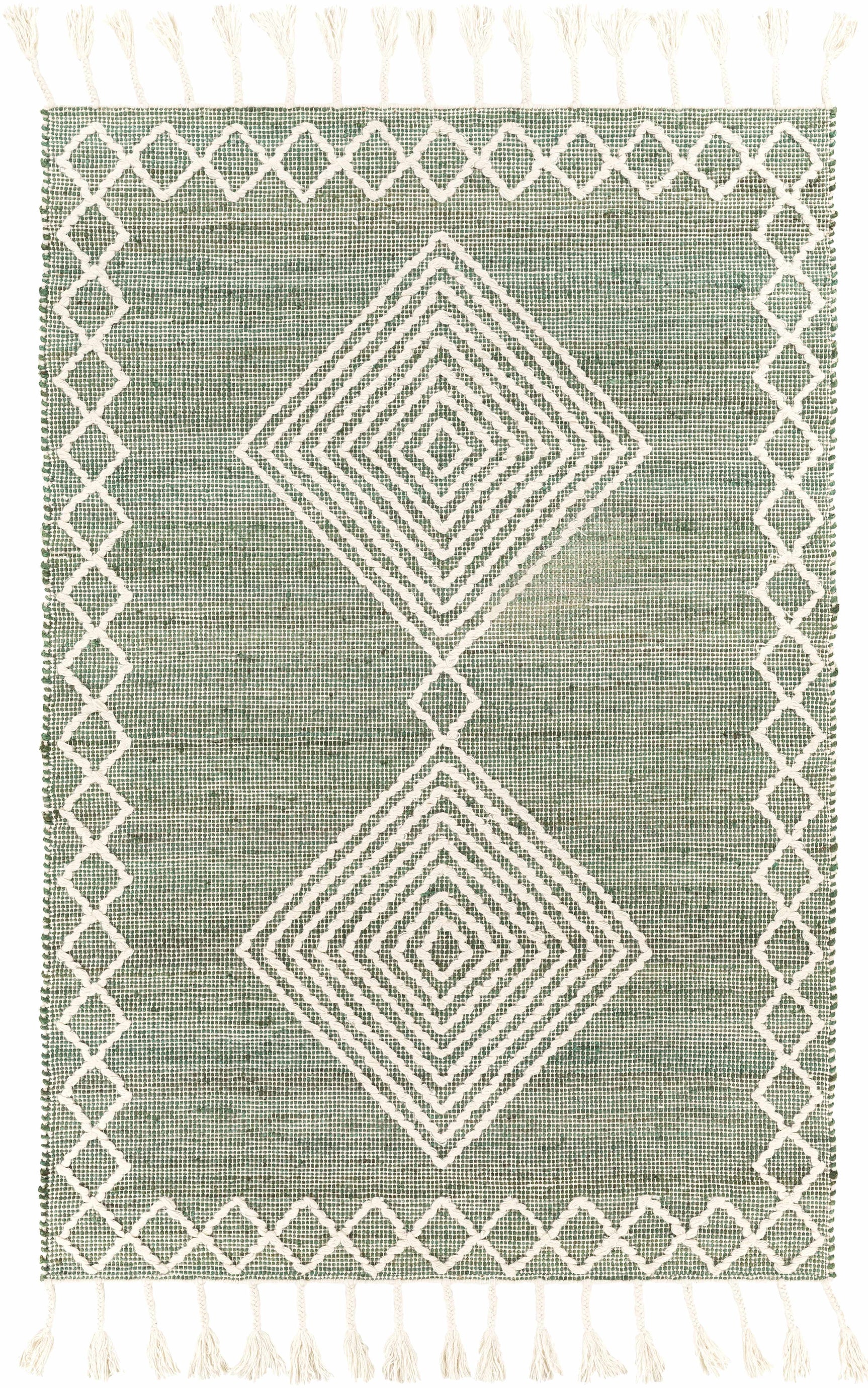 Guiuan Tasseled Jute&Wool Rug - Clearance - Ornate Home