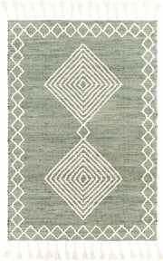 Guiuan Tasseled Jute&Wool Rug - Clearance - Ornate Home