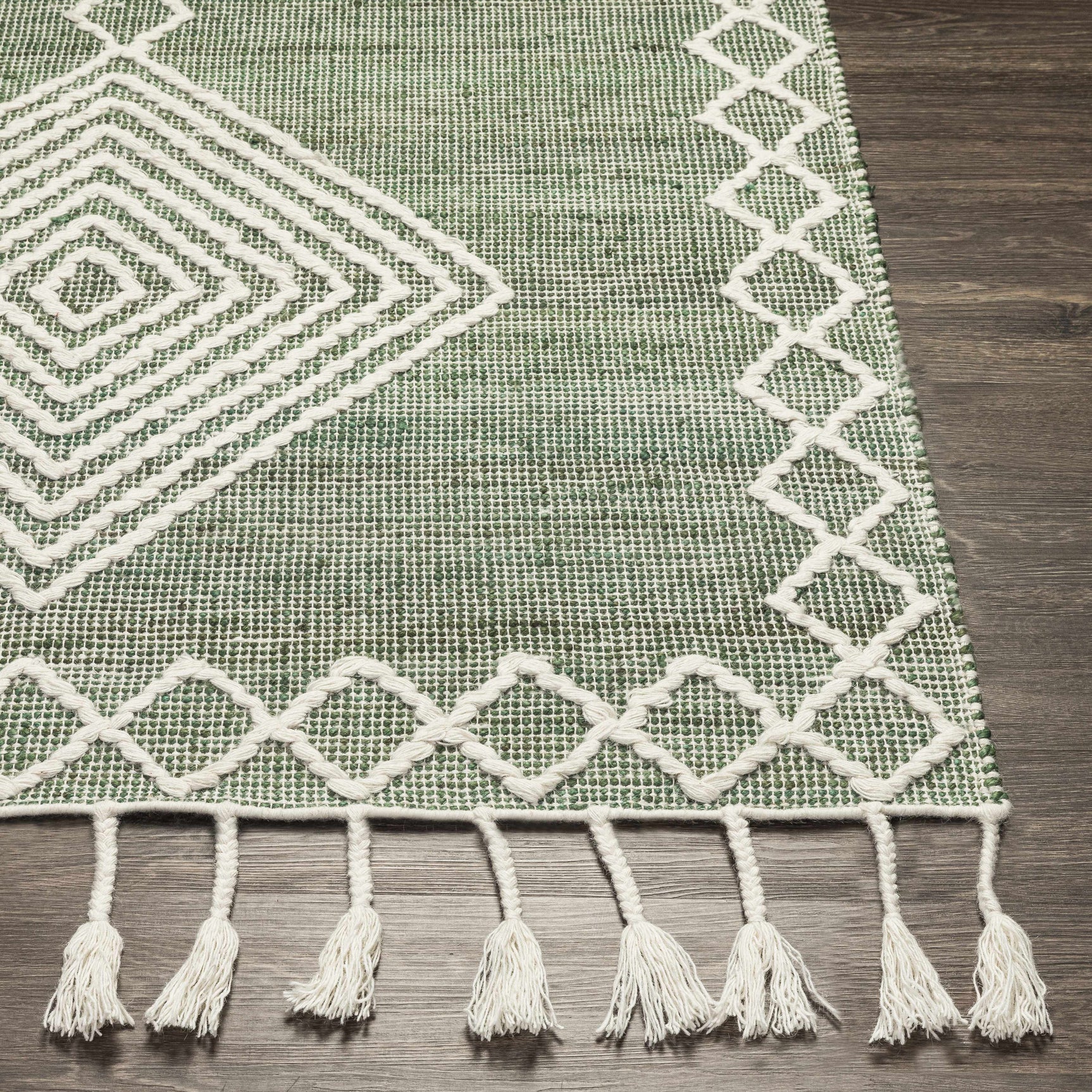 Guiuan Tasseled Jute&Wool Rug - Clearance - Ornate Home