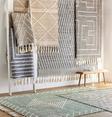 Guiuan Tasseled Jute&Wool Rug - Clearance - Ornate Home