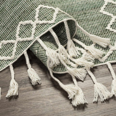 Guiuan Tasseled Jute&Wool Rug - Clearance - Ornate Home