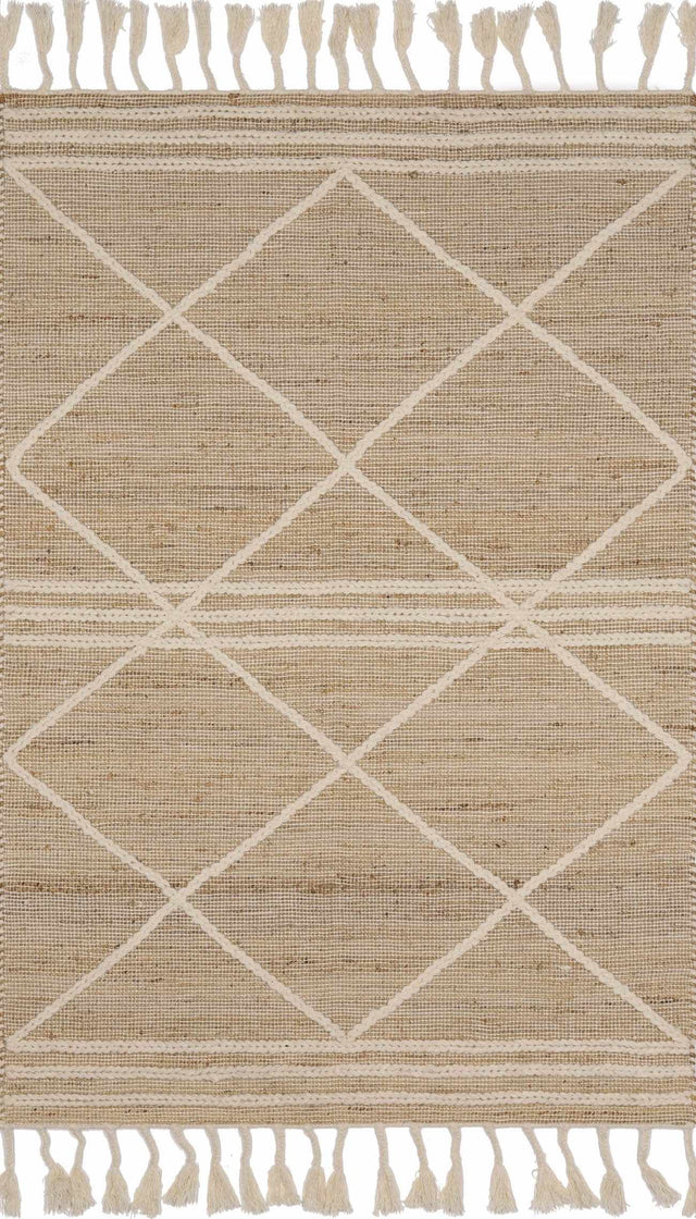 Gulnur Natural Jute&Wool Trellis Rug - Clearance - Ornate Home