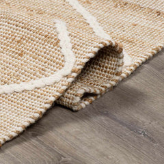 Gulnur Natural Jute&Wool Trellis Rug - Clearance - Ornate Home
