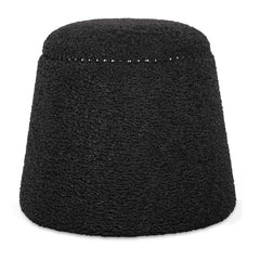 Gumdrop Black Ottoman - Ornate Home