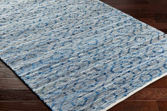 Gurit Blue & Brown Area Rug - Clearance - Ornate Home