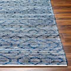 Gurit Blue & Brown Area Rug - Clearance - Ornate Home