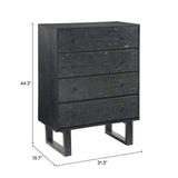 Gus Black Chest - Ornate Home