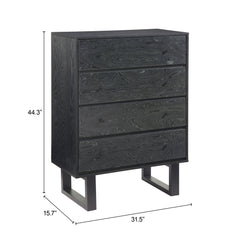Gus Black Chest - Ornate Home