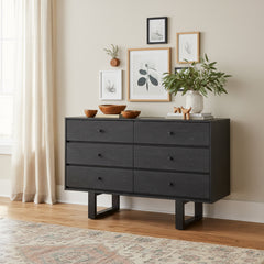 Gus Black Dresser - Ornate Home