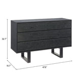 Gus Black Dresser - Ornate Home