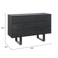 Gus Black Dresser - Ornate Home