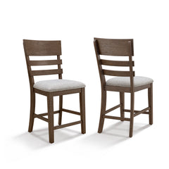 Guthrie Brown/Light Gray Counter Height Dining Set - Ornate Home