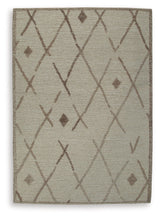 Guyford Beige/Brown Medium Rug - Ornate Home