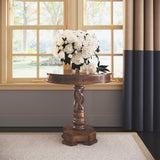 Gwen Chestnut Pedestal Table - Ornate Home