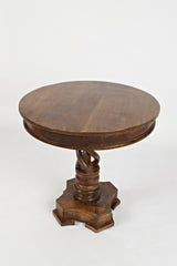 Gwen Chestnut Pedestal Table - Ornate Home