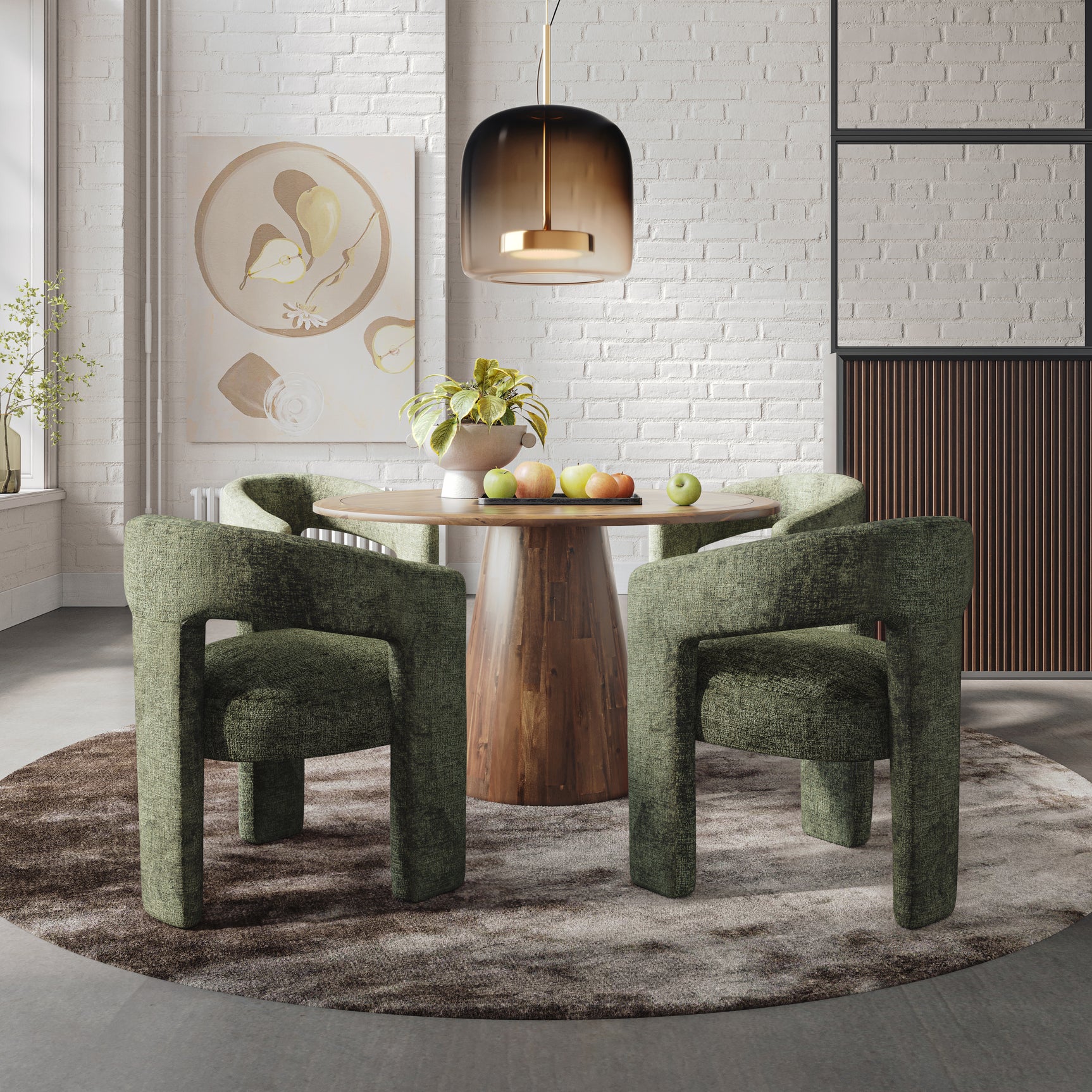 Gwen Forest Uph Chair - Ornate Home