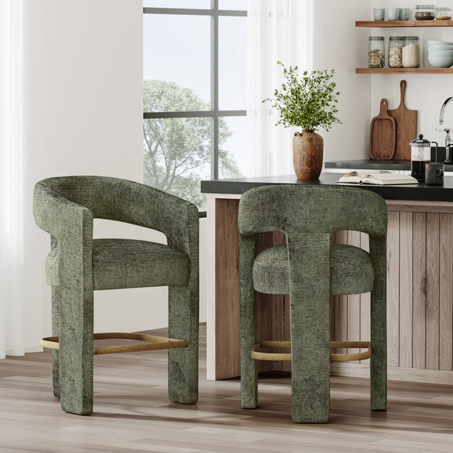 Gwen Forest Uph Stool - Ornate Home