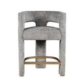 Gwen Grey Uph Stool - Ornate Home