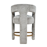 Gwen Grey Uph Stool - Ornate Home