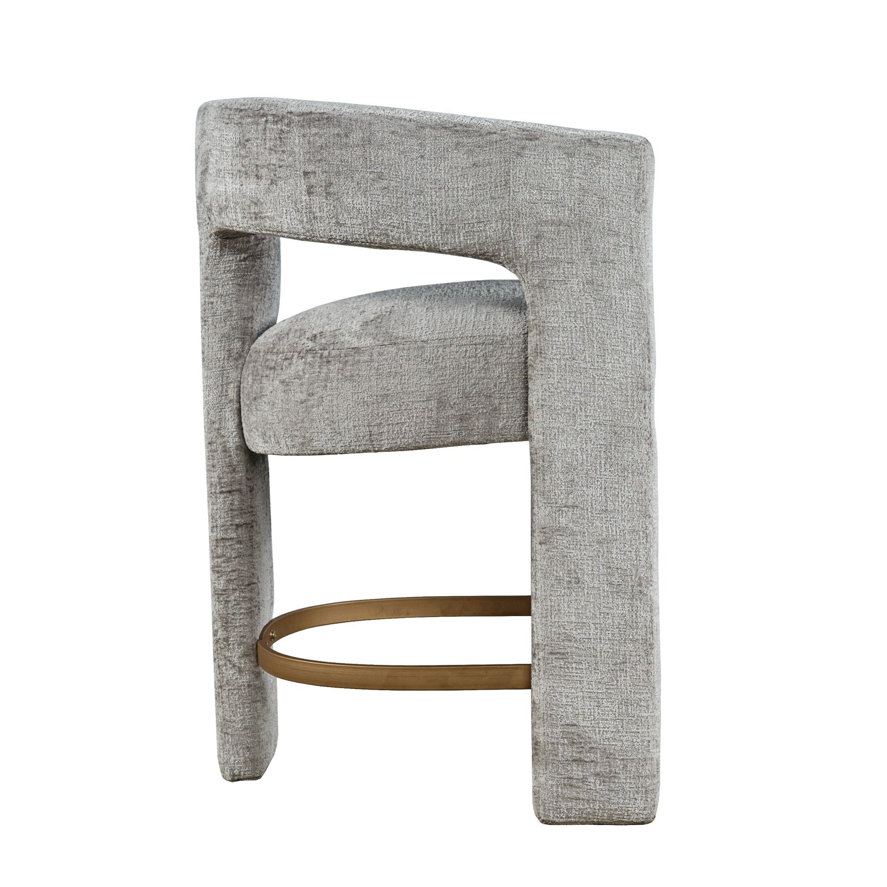 Gwen Grey Uph Stool - Ornate Home