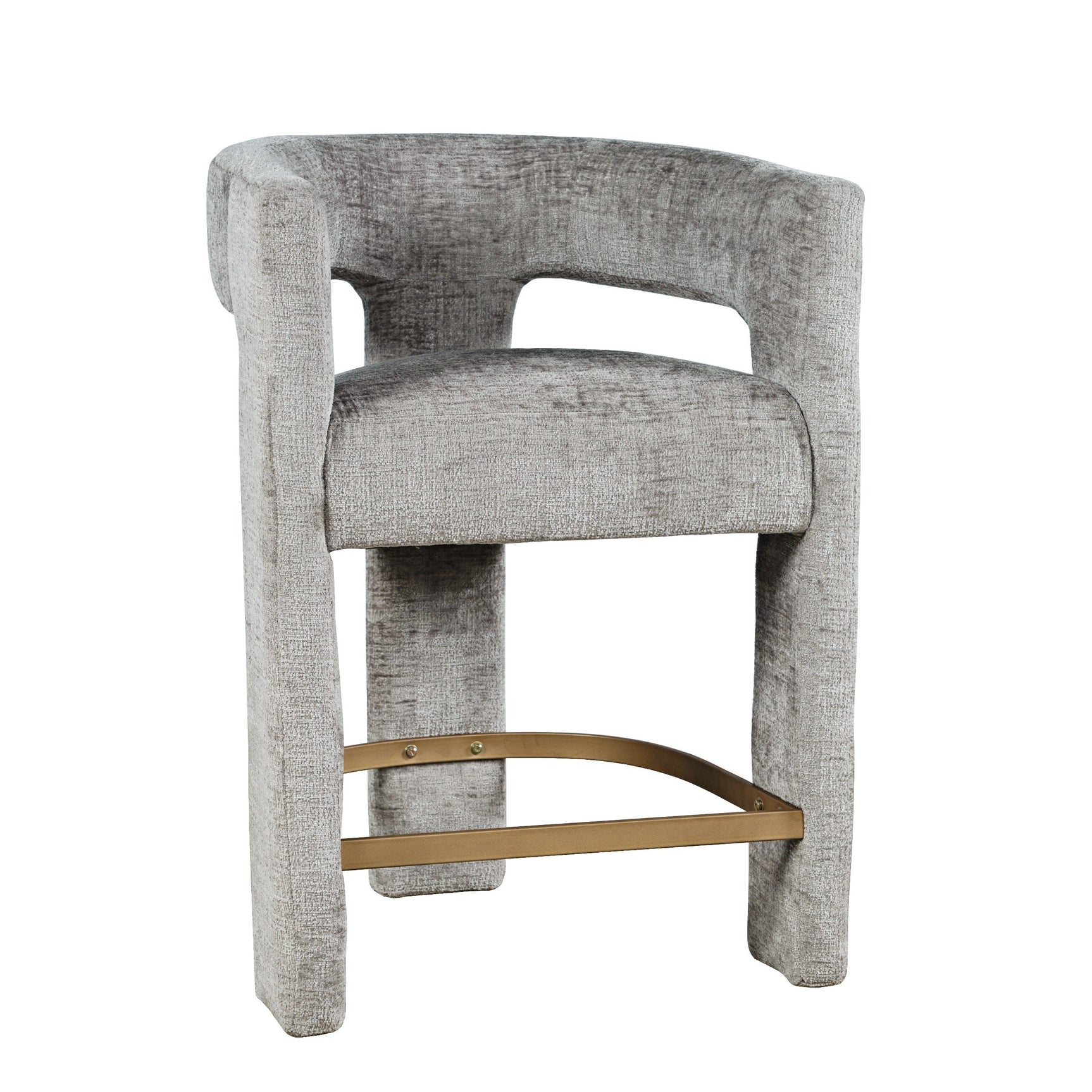 Gwen Grey Uph Stool - Ornate Home