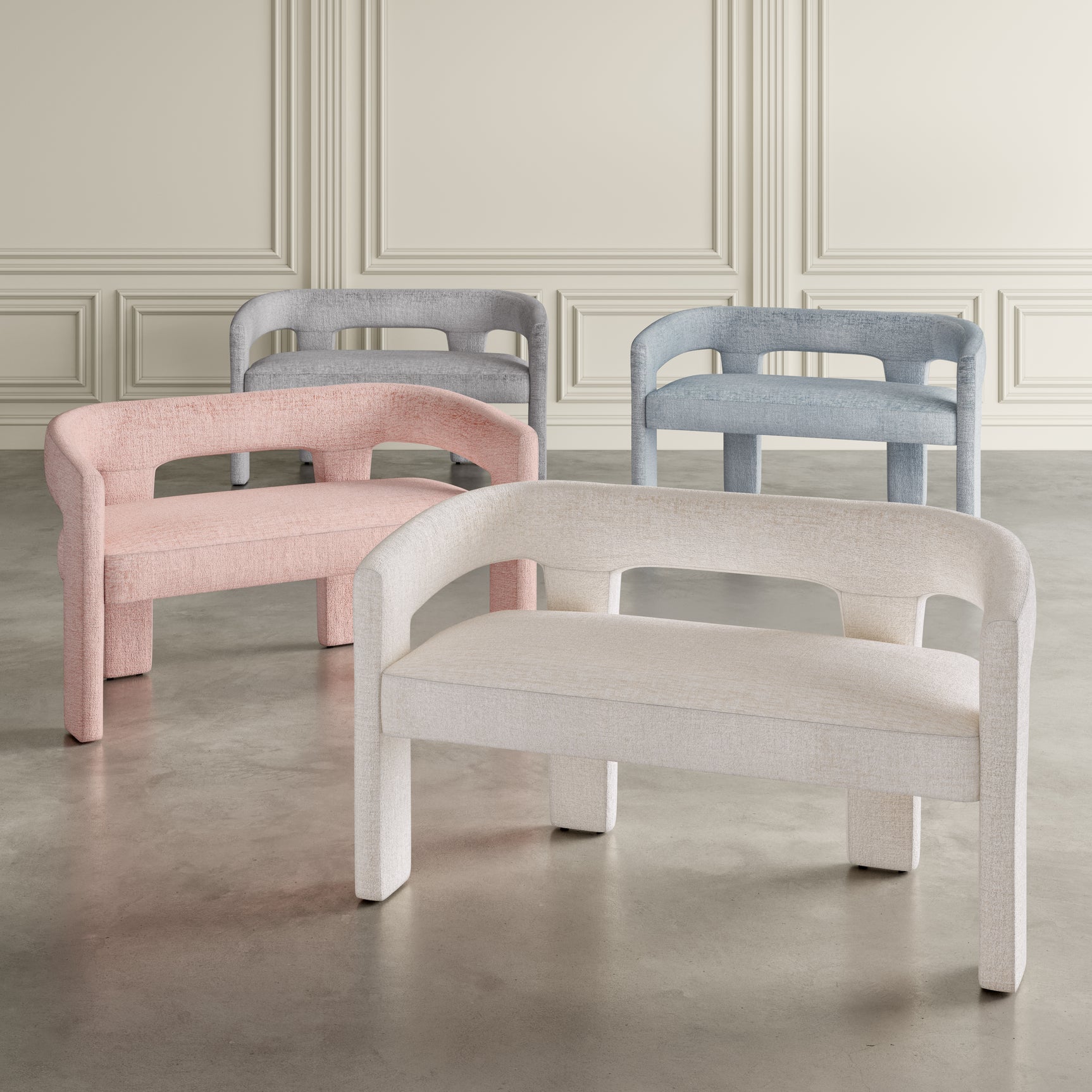 Gwen Natural Bench - Ornate Home