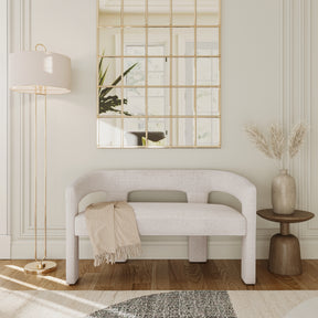 Gwen Natural Bench - Ornate Home