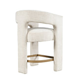Gwen Natural Uph Stool - Ornate Home