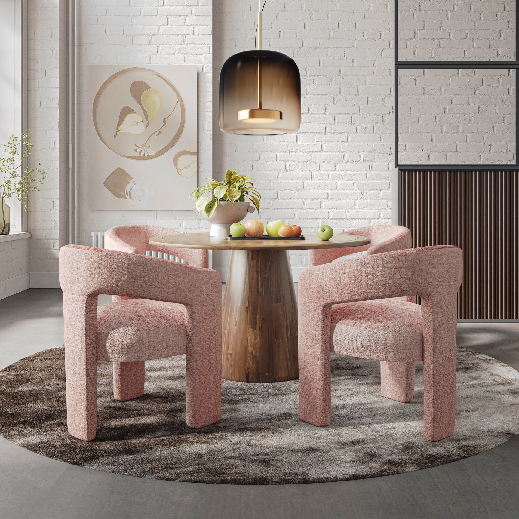 Gwen Pink Uph Chair - Ornate Home