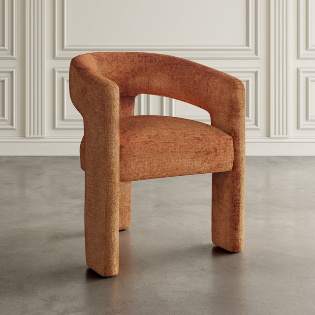 Gwen Rust Uph Chair - Ornate Home