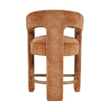 Gwen Rust Uph Stool - Ornate Home
