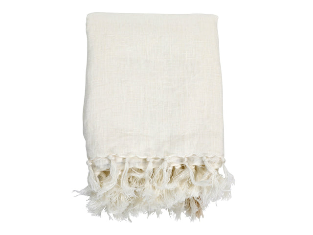 Gwendoyln Cream Throw - Ornate Home