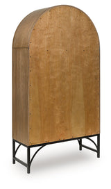 Gwenwich Natural/Black Accent Cabinet (Online Special Price) - Ornate Home