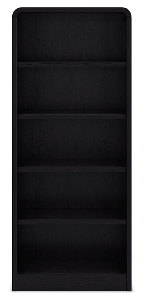 Rowanbeck Black 72" Bookcase - Ornate Home