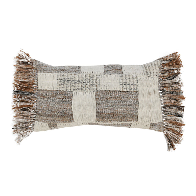 HC Farah Ivory/Natural 14x26 Throw Pillow (Set of 2) - Ornate Home