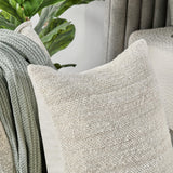 HC Halter Ivory 22x22 Throw Pillow - Ornate Home