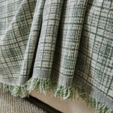 Textured Plaid Couch Throw Cover, Modern Decorative Sectional Furniture Covers