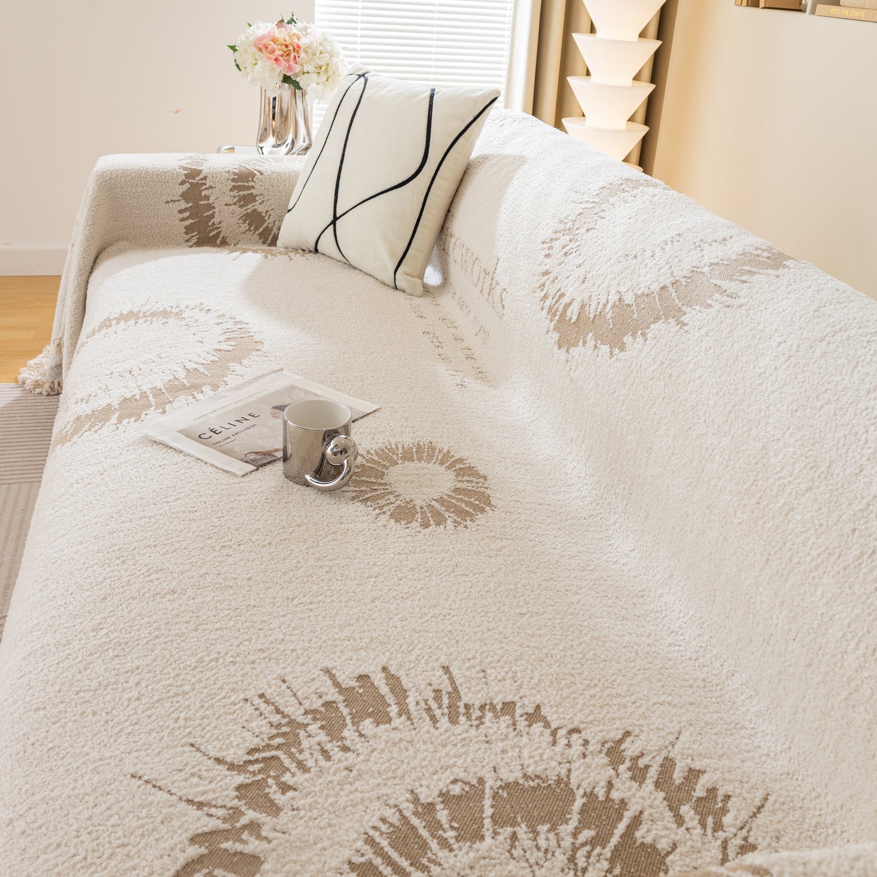 Fireworks Reversible Couch Cover Blankets Furniture Covers Washable Sectional Couch Covers
