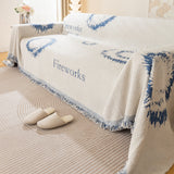 Fireworks Reversible Couch Cover Blankets Furniture Covers Washable Sectional Couch Covers
