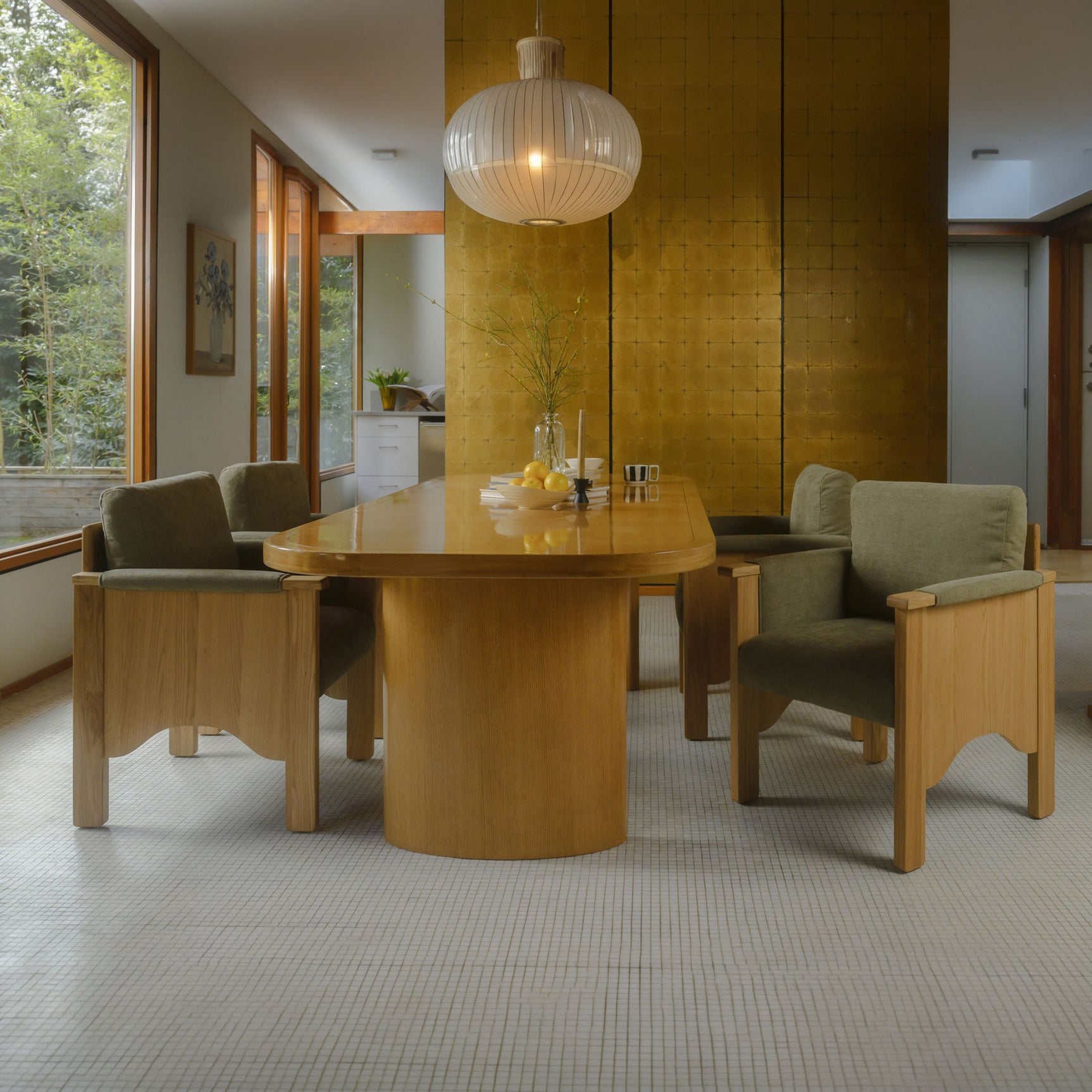 Mallory Natural Dining Table