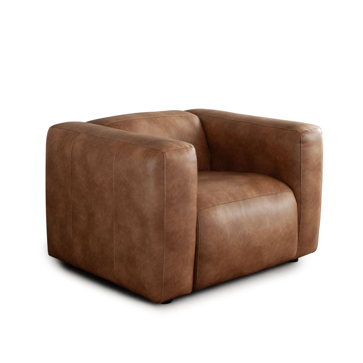 Hyde Saddle Leatherette Chair - Ornate Home