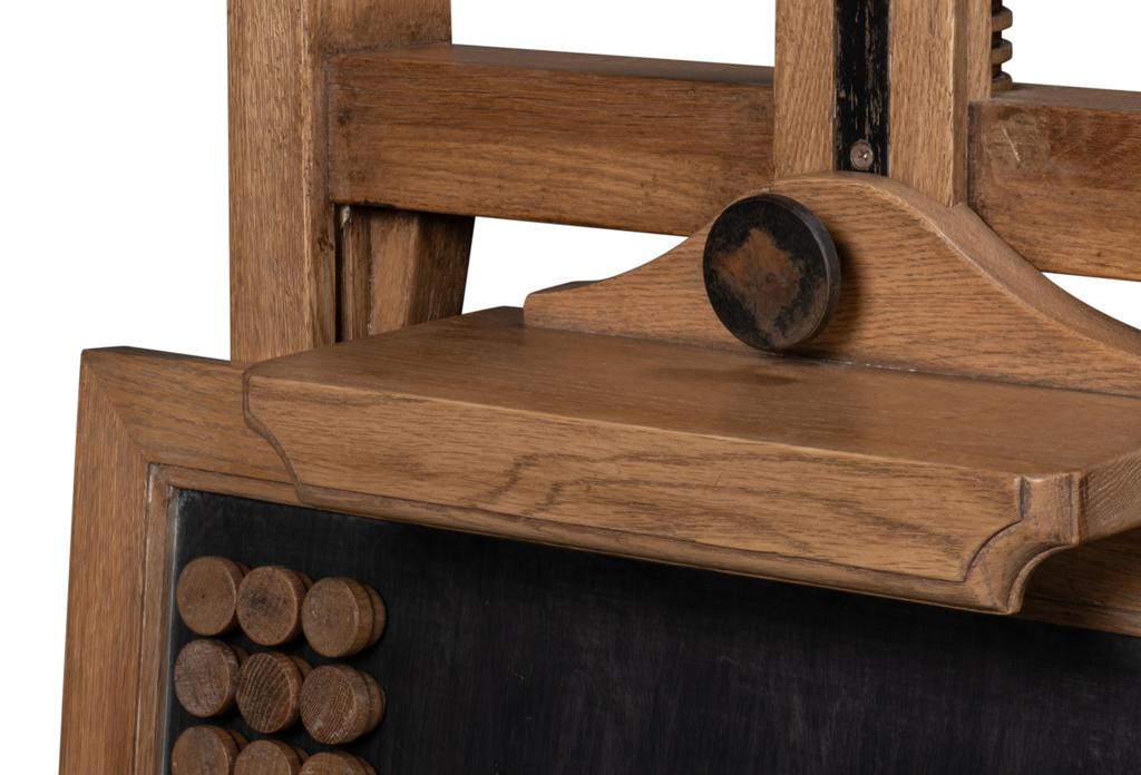 Haagen Natural Adjustable Blackboard Easel - Ornate Home