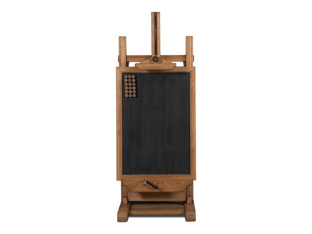 Haagen Natural Adjustable Blackboard Easel - Ornate Home