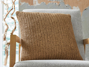 Habenvale Tan Pillow (Set of 4) (Online Special Price) - Ornate Home